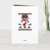 kerstWenskaart Feestdagen Kaart (Achterkant)