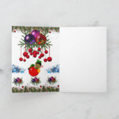 kerstWenskaart Feestdagen Kaart (Binnen)