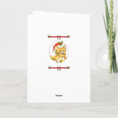 kerstWenskaart Feestdagen Kaart (Achterkant)