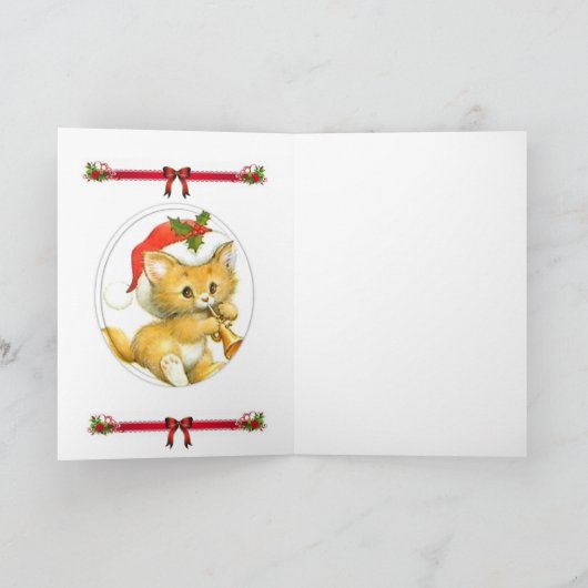 kerstWenskaart Feestdagen Kaart (Binnen)