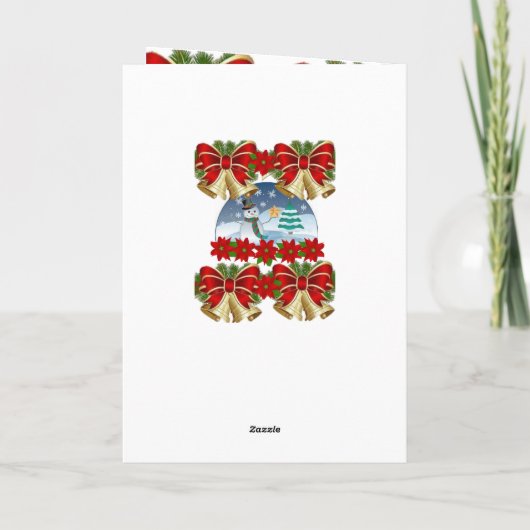 kerstWenskaart Feestdagen Kaart (Achterkant)