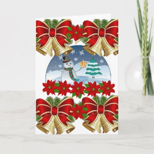 kerstWenskaart Feestdagen Kaart (Voorkant)