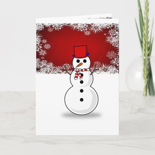 kerstWenskaart Feestdagen Kaart (Voorkant)