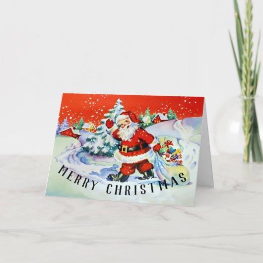 kerstWenskaart Feestdagen Kaart (Voorkant)