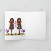 kerstWenskaart Feestdagen Kaart (Binnen)