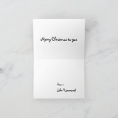 kerstwenskaart feestdagen kaart (Binnen)