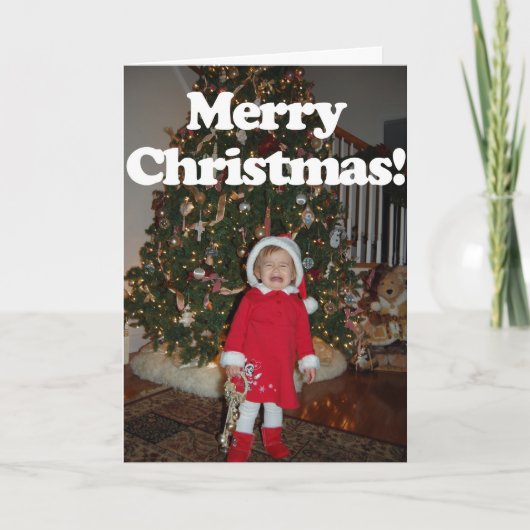 kerstwenskaart feestdagen kaart (Voorkant)