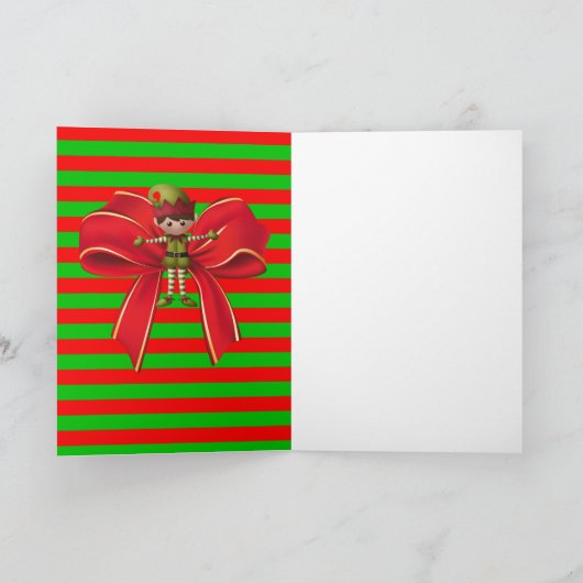 kerstWenskaart Feestdagen Kaart (Binnen)