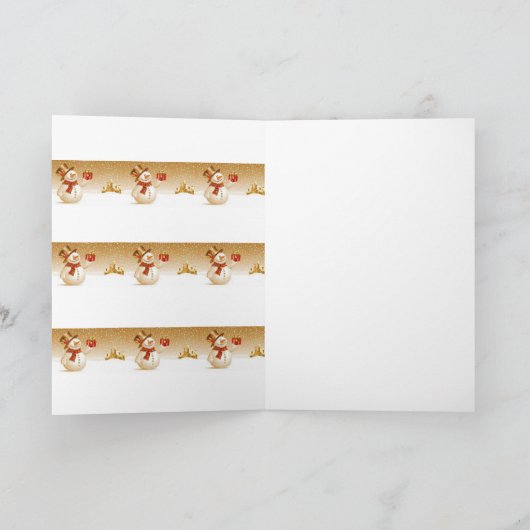 kerstWenskaart Feestdagen Kaart (Binnen)