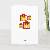 kerstWenskaart Feestdagen Kaart (Achterkant)
