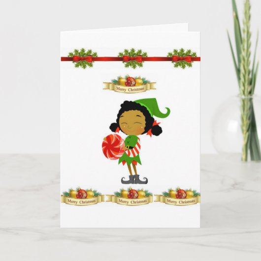 kerstWenskaart Feestdagen Kaart (Voorkant)