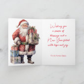  kerstWenskaart Feestdagen Kaart (Binnen)