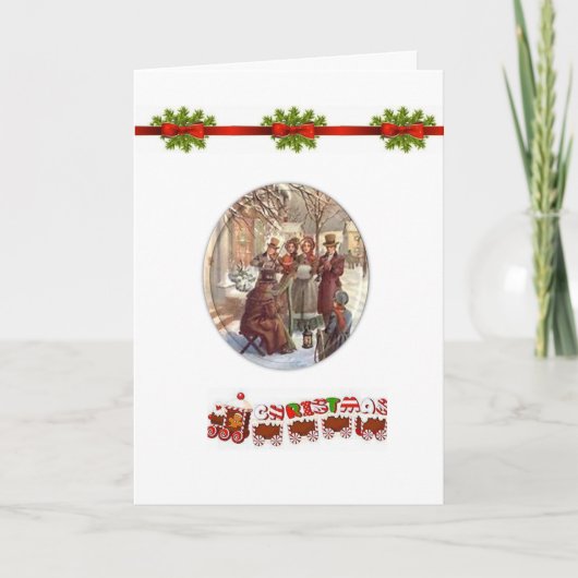 kerstWenskaart Feestdagen Kaart (Voorkant)