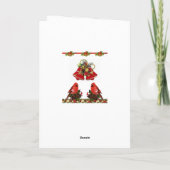 kerstWenskaart Feestdagen Kaart (Achterkant)