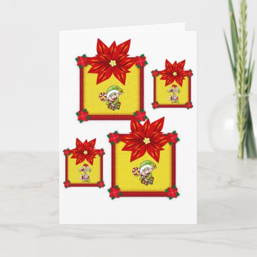 kerstWenskaart Feestdagen Kaart (Voorkant)