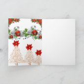 kerstWenskaart Feestdagen Kaart (Binnen)