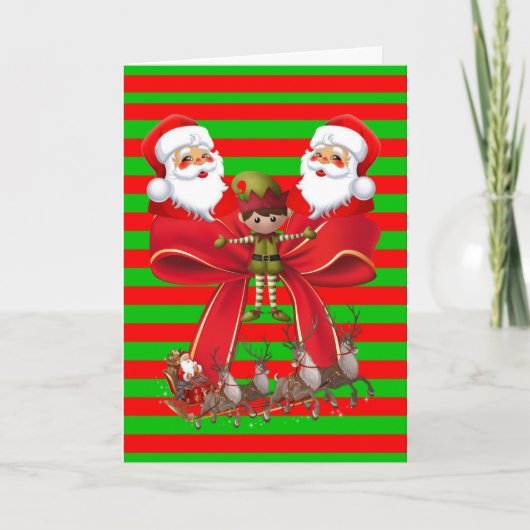 kerstWenskaart Feestdagen Kaart (Voorkant)