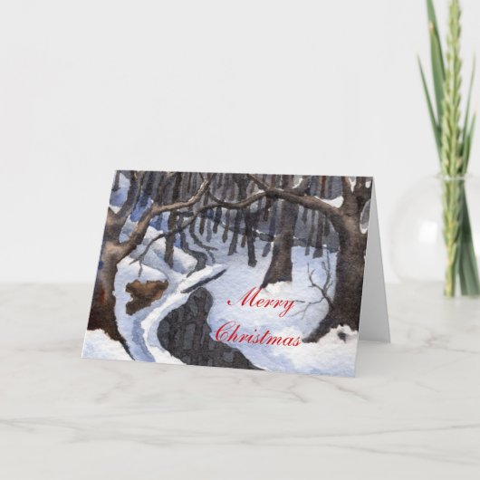 kerstWenskaart Feestdagen Kaart (Voorkant)
