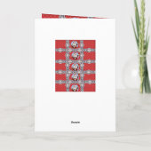 kerstWenskaart Feestdagen Kaart (Achterkant)