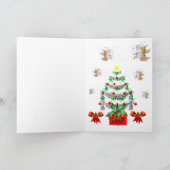 kerstWenskaart Feestdagen Kaart (Binnen)