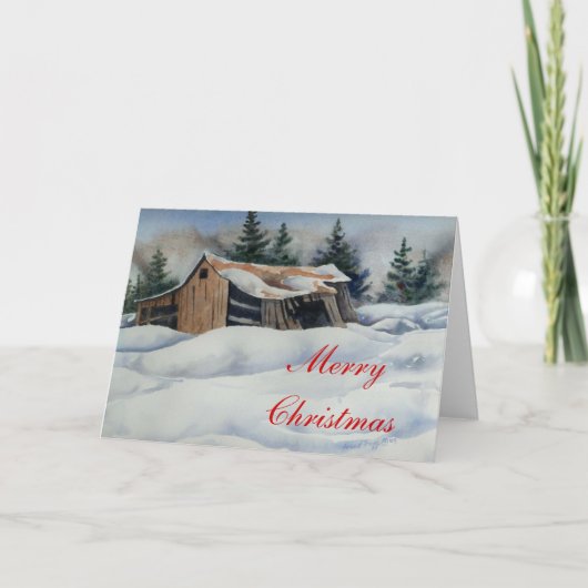 kerstWenskaart Feestdagen Kaart (Voorkant)