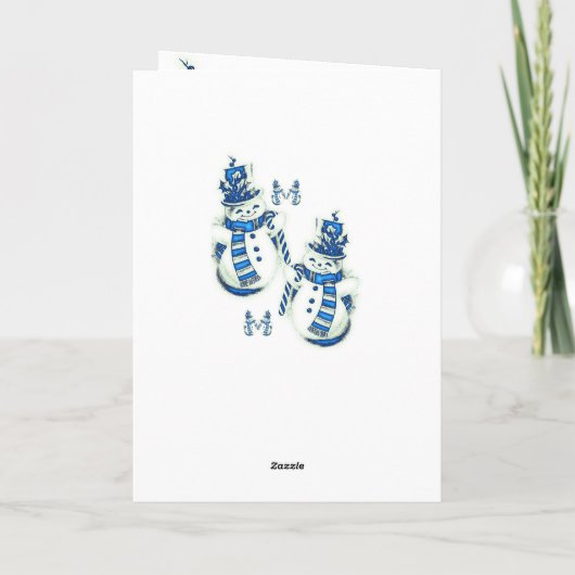 kerstWenskaart Feestdagen Kaart (Achterkant)