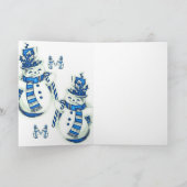 kerstWenskaart Feestdagen Kaart (Binnen)