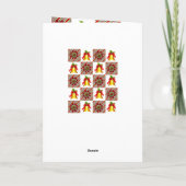 kerstWenskaart Feestdagen Kaart (Achterkant)