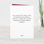 kerstWenskaart Feestdagen Kaart (Achterkant)