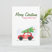 kerstWenskaart Feestdagenkaart (Staand voorkant)