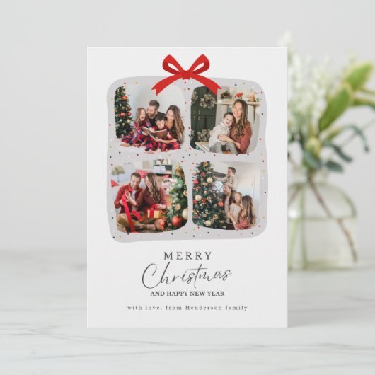 kerstWenskaart Feestdagenkaart (Staand voorkant)