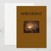 kerstWenskaart Feestdagenkaart (Voorkant / Achterkant)