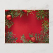 kerstwenskaart feestdagenkaart (Voorkant)