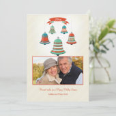 Kerstwenskaart Foto kaart (Staand voorkant)