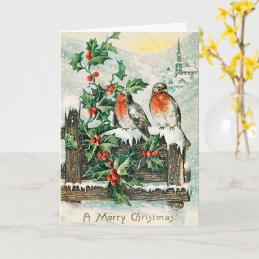  kerstWenskaart Kaart (Gele Bloem)