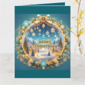 kerstWenskaart Kaart (Gele Bloem)