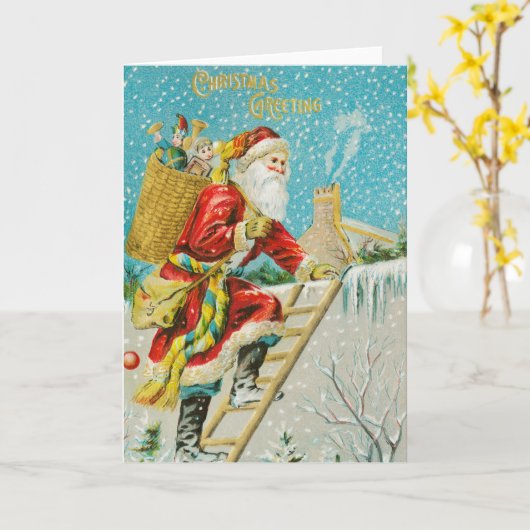  kerstWenskaart Kaart (Gele Bloem)