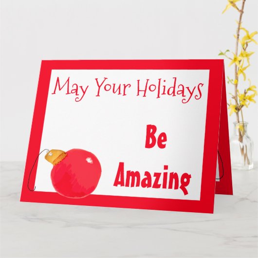 kerstWenskaart Kaart (Gele Bloem)