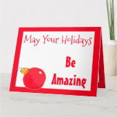 kerstWenskaart Kaart (Voorkant)