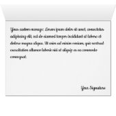 kerstwenskaart met een schattige olifant (Binnen Horizontaal (Onder))