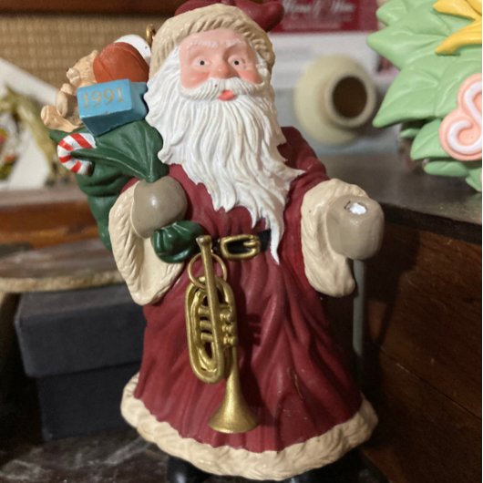 kerstWenskaart met kerstman Kaart