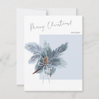 kerstWenskaart met minimaal ontwerp en minimale te