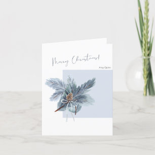 kerstWenskaart met minimaal ontwerp en minimale te Feestdagen Kaart
