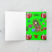 Kerstwenskaart voor iedereen kinder feestdagen kaart (Binnen)