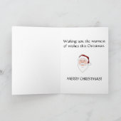 kerstWenskaart voor kerstKaart met kerstmis Feestdagen Kaart (Binnen)