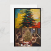 kerstwenskaarten bedankkaart (Voorkant / Achterkant)