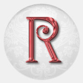 kerstWenskaarten Enveloppennetjes Ronde Sticker (Voorkant)