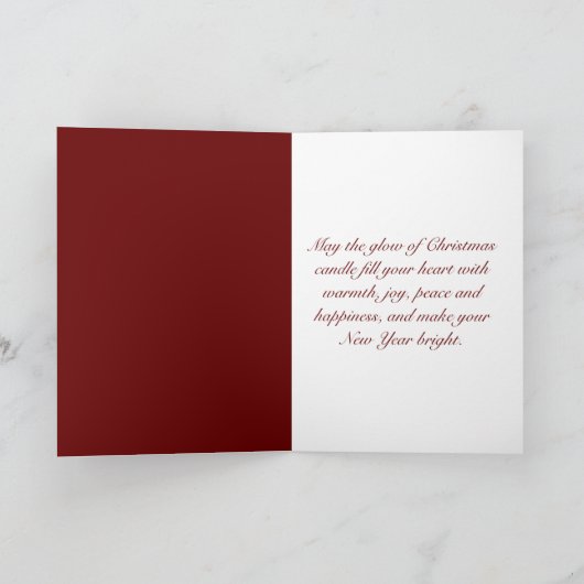 kerstWenskaarten Feestdagen Kaart (Binnen)