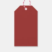 Kerstwenskaarten met warme wensen cadeaulabel (Achterkant)