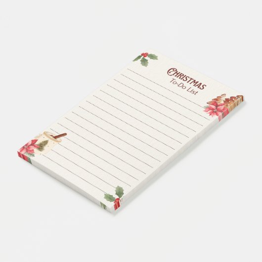 Kerstwenslijst Post-it® Notes (Schuin)
